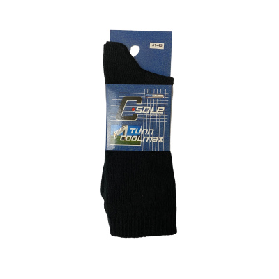 C-Sole TUNN coolmax strømper sort